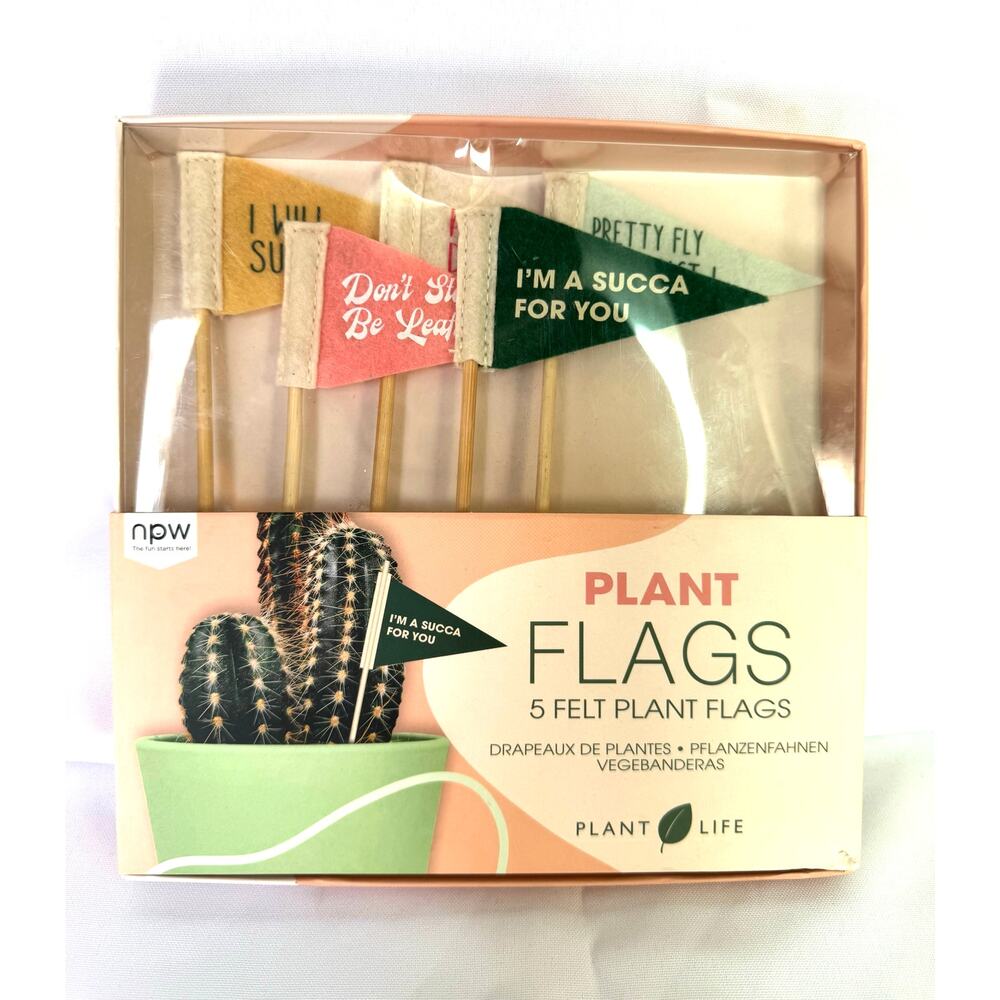 New Cute Plant Flags 5 Felt Plant Flags by Plant Life